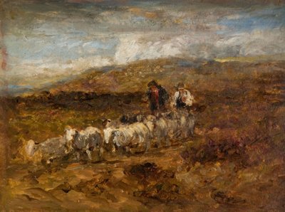 Welsh Shepherds by David Cox the elder