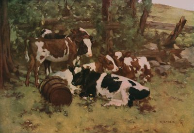 Contentment, c1903 by David Gauld