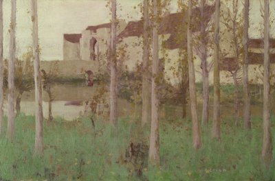 The Haunted Chateau, Grez-sur-Loing by David Gauld