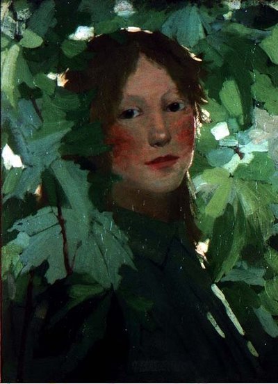 Head of a Girl by David Gould