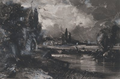 A Mill, 1829 by David Lucas