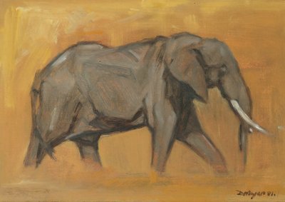 Bull Elephant, 2018 by David Mayer