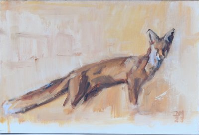 Red Fox, 2022 by David Mayer