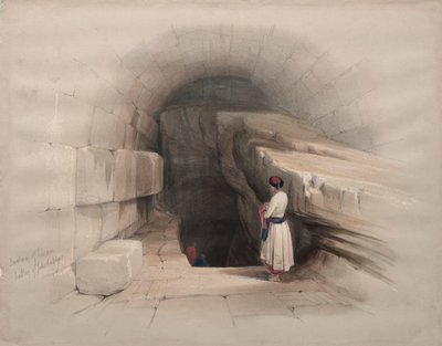 Fountain of Siloam, Valley of Jehoshaphat by David Roberts