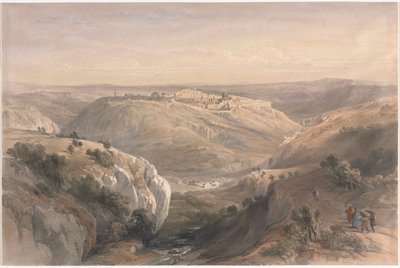 Jerusalem from the South by David Roberts