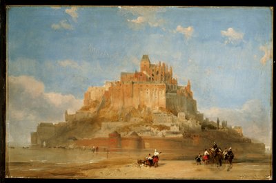 Mont St. Michel from the Sands by David Roberts