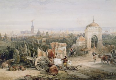 Seville from the Cruz del Campo by David Roberts