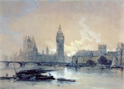 The Houses of Parliament by David Roberts