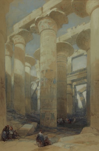 The Temple, Karnak by David Roberts