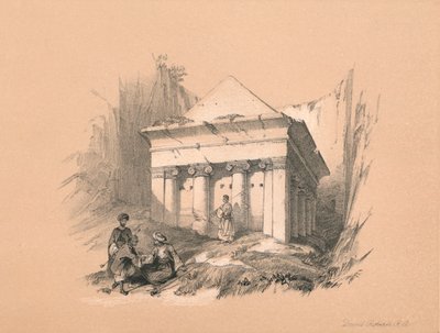 Tomb of Zechariah by David Roberts