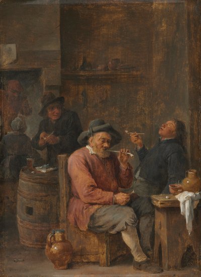 Peasants Smoking in an Inn by David Teniers