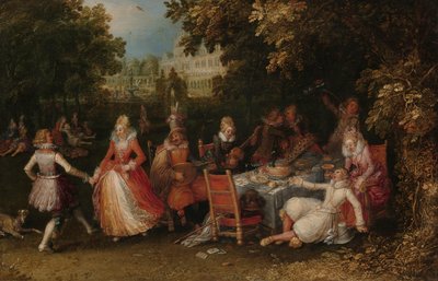 Garden Party (Fête Champêtre) by David Vinckboons (I)