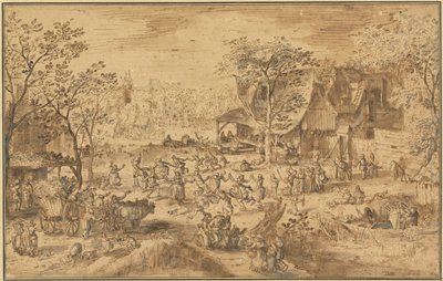 Peasant Kermis by David Vinckboons