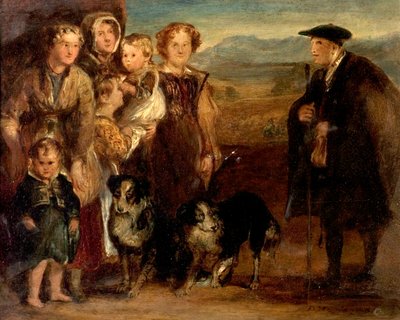 A Highland Family, 1823 by David Wilkie