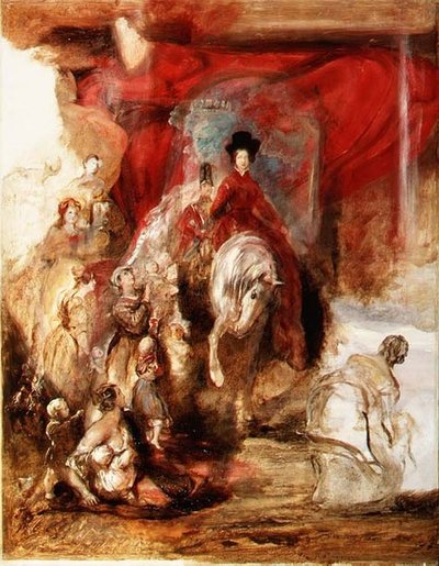 Queen Victoria on Horseback by David Wilkie