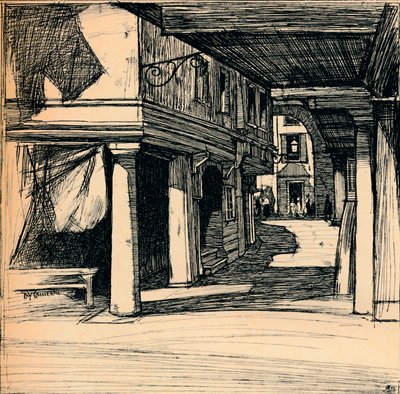 Venetian Street by David Young Cameron