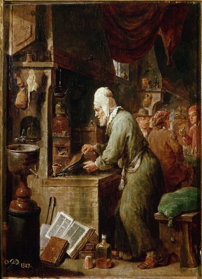 The Alchemist by David Teniers the Younger