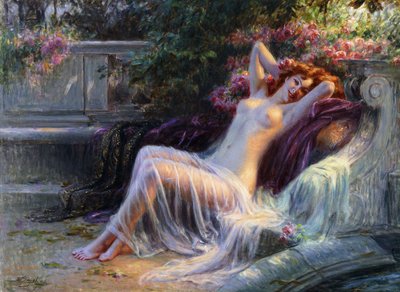 Nude with Roses by Delphin Enjolras