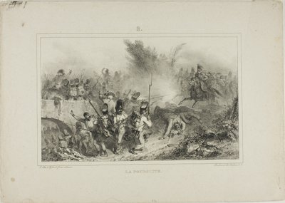 The Pursuit by Denis Auguste Marie Raffet