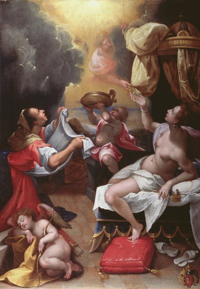 Danae by Denys Calvaert or Calvart