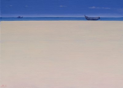 Fishing Boats at Puvar, Kerala by Derek Hare