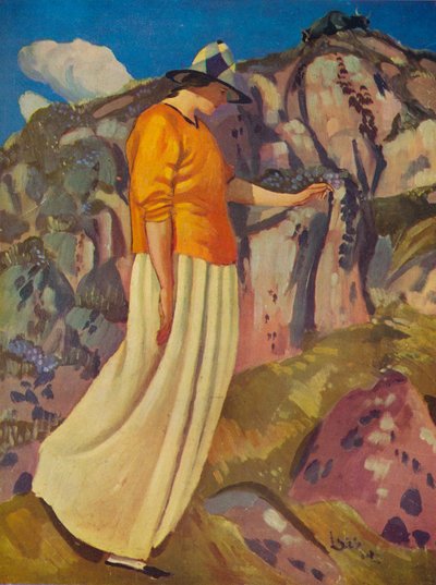 The Yellow Skirt, 1914 by Derwent Lees