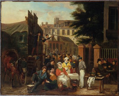 Fairground by Desire Adelaide Charles Maignen de Sainte Marie