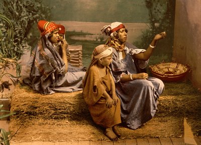 Bedouin Beggars and Children, Tunis, Tunisia by Detroit Photographic Co.