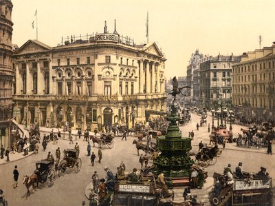 Piccadilly Circus, London by Detroit Publishing Co.