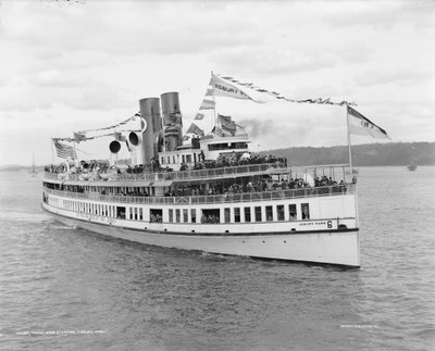 Sandy Hook Steamer Asbury Park by Detroit Publishing Co.