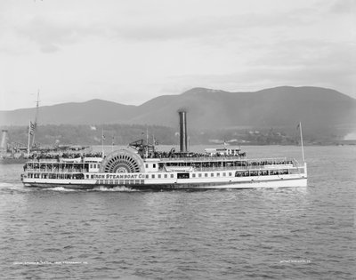 Steamer Cetus, Iron Steamboat Co. by Detroit Publishing Co.