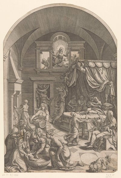 Birth of John the Baptist by Diana Mantuana (possibly)