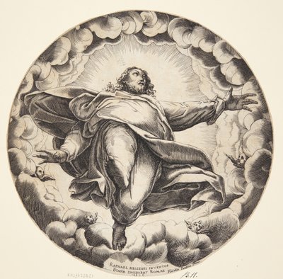 The Ascension of Christ by Diana Scultori