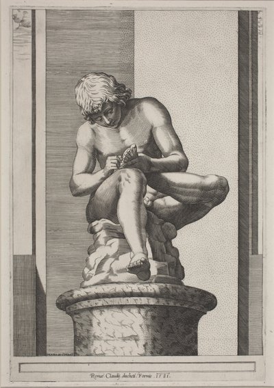 The Spinario by Diana Scultori