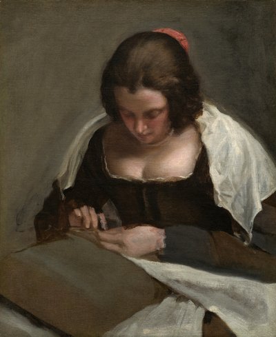 The Needlewoman by Diego Velasquez