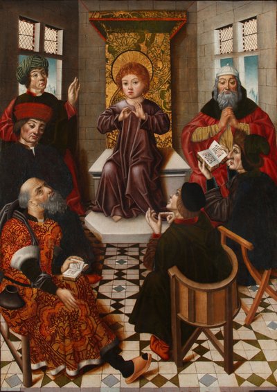 Christ among the Doctors by Diego de la Cruz