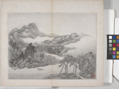 Album Of Landscape Paintings by Ding Yunpeng