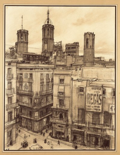 Square of Angels, Barcelona by Dionisio Baixeras Verdaguer
