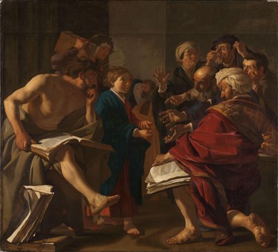 Christ among the Doctors by Dirck Baburen van