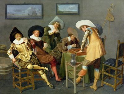 Cavaliers in a Tavern by Dirck Hals