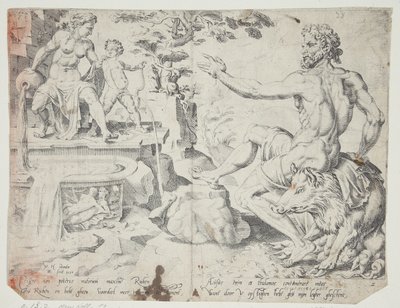 Reuben by Dirck Volckertsz. Coornhert