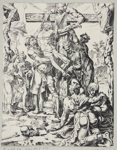 The Descent from the Cross by Dirck Volckertsz. Coornhert