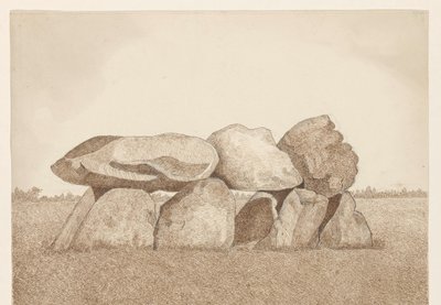 Dolmen near Tynaarlo by Dirk Arnoldus Tavenraat