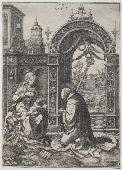 The Vision of St. Bernard by Dirk Vellert