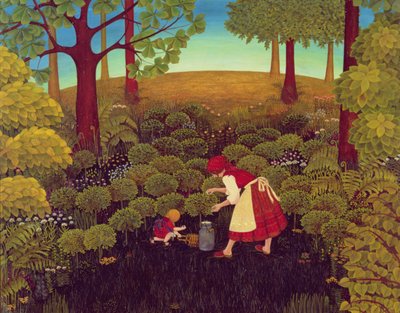 Picking Blueberries by Ditz