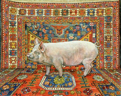 Singleton Carpet Pig by Ditz