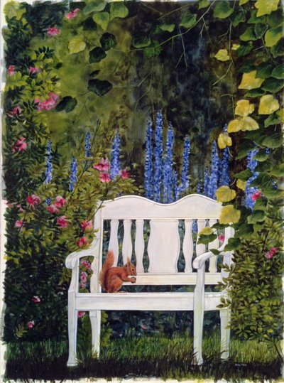 The White Bench by Ditz Ditz