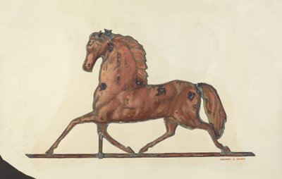 Horse Weather Vane by Dolores Haupt