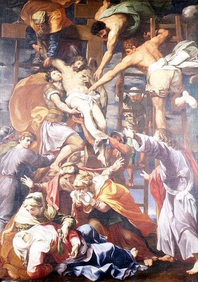 Descent from the Cross by Domenichino