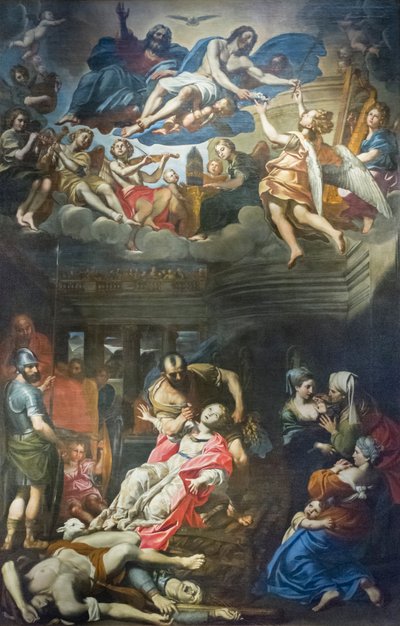 Martyrdom of St Agnes by Domenichino (1581 1641)